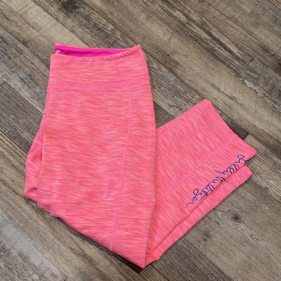 Lilly Pulitzer Pants - Lilly Pulitzer Luxletic Pink Cropped Leggings